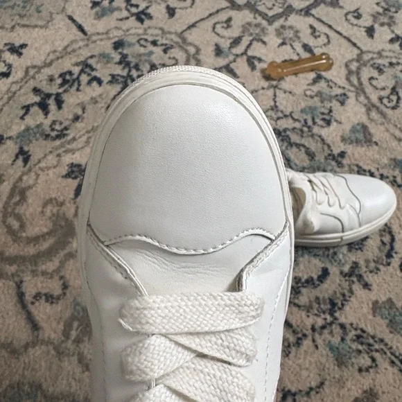 Kate Spade Women's Fez Sneakers in White and Pink - Picture 8 of 14